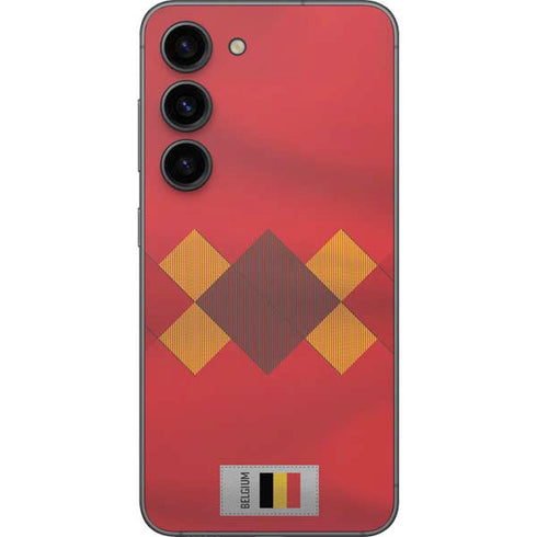 Belgium Soccer Flag Galaxy S23 Skin